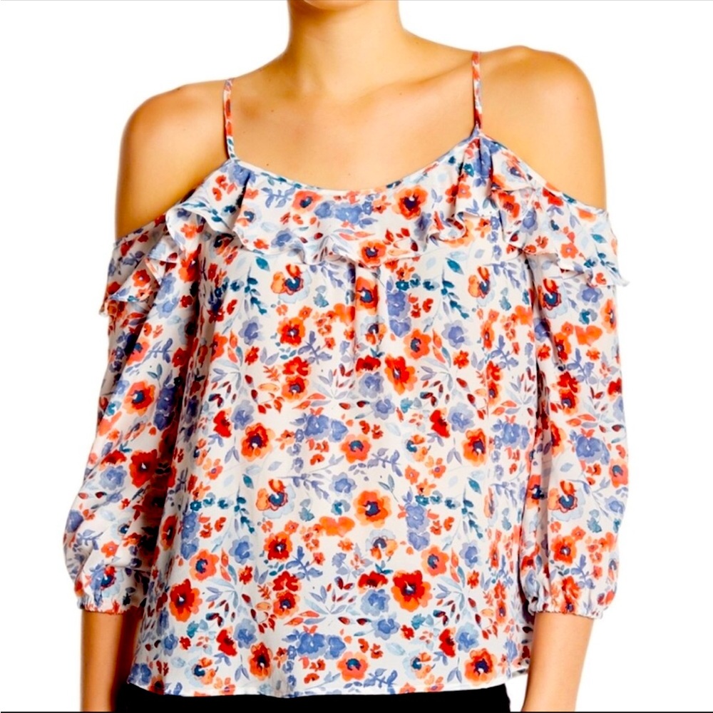 Joie 100 % silk sleeveless blouse size small